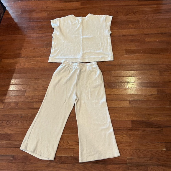 SEE AND BE SEEN Been There Women’s size M Comfy Cream Jumpsuit - Picture 8 of 9